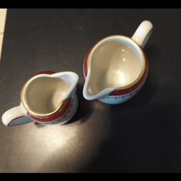 Vintage Suisse Langenthal Coffee Service Porcelain Cream Servers Set of 2 - Picture 8 of 12